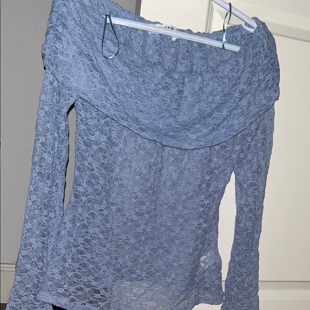 Blue Lace Women's Top
